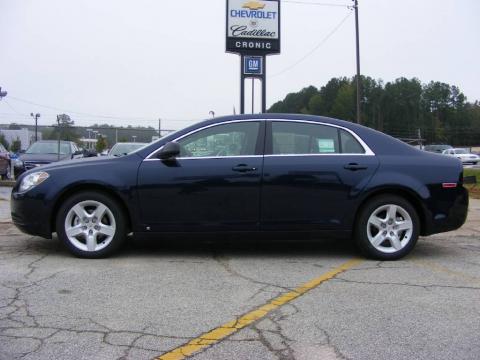 Imperial Blue Metallic Chevrolet Malibu LS Sedan.  Click to enlarge.