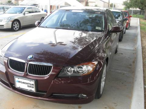 Barbera Red Metallic BMW 3 Series 328i Sedan.  Click to enlarge.