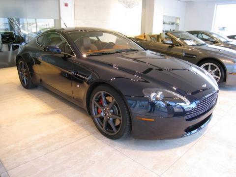Midnight Blue Aston Martin V8 Vantage Coupe.  Click to enlarge.