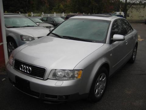 Light Silver Metallic Audi A4 1.8T quattro Sedan.  Click to enlarge.