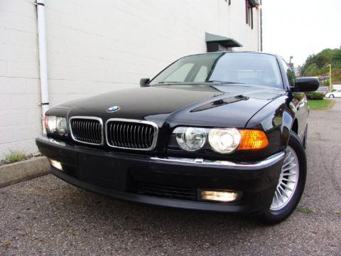 Jet Black BMW 7 Series 750iL Sedan.  Click to enlarge.