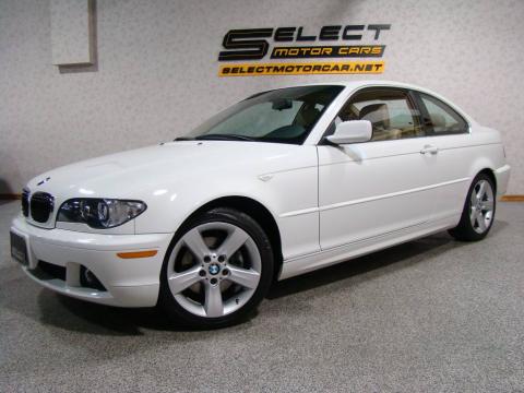 Alpine White BMW 3 Series 325i Coupe.  Click to enlarge.