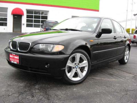 Jet Black BMW 3 Series 330xi Sedan.  Click to enlarge.