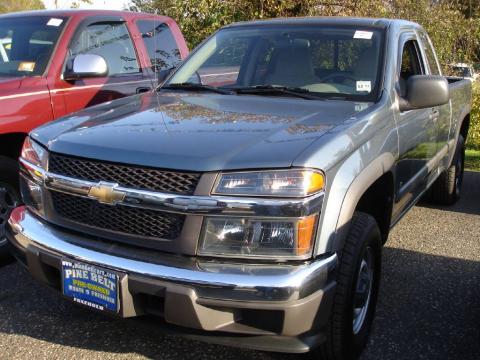 Blue Granite Metallic Chevrolet Colorado LS Extended Cab 4x4.  Click to enlarge.