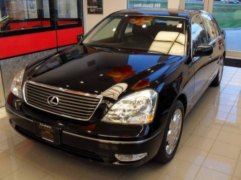 Black Onyx Lexus LS 430.  Click to enlarge.