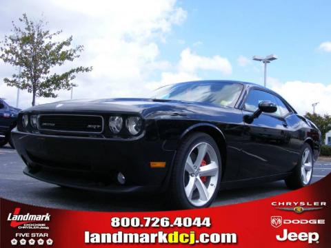 Brilliant Black Crystal Pearl Dodge Challenger SRT8.  Click to enlarge.