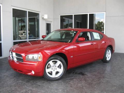 Inferno Red Crystal Pearl Dodge Charger SXT.  Click to enlarge.