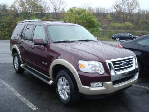 Dark Cherry Metallic Ford Explorer Eddie Bauer. Click to enlarge. Dark Cherry Metallic Ford Explorer Eddie Bauer. Click to enlarge.