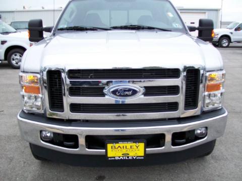 Ingot Silver Metallic Ford F250 Super Duty FX4 Crew Cab 4x4.  Click to enlarge.
