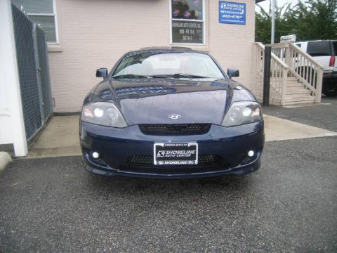 Moonlit Blue Hyundai Tiburon GT.  Click to enlarge.