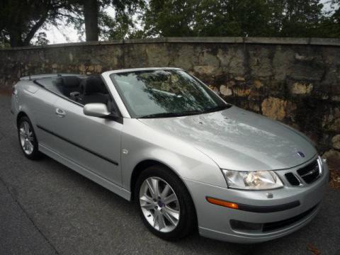Silver Metallic Saab 9-3 2.0T Convertible. Click to enlarge. Silver Metallic Saab 9-3 2.0T Convertible. Click to enlarge.