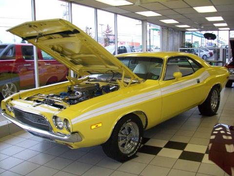 Top Banana Yellow Dodge Challenger Coupe.  Click to enlarge.