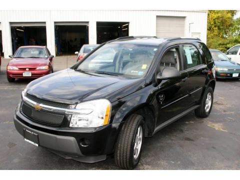 Black Chevrolet Equinox LS AWD.  Click to enlarge.