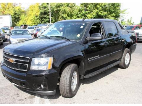 Black Chevrolet Avalanche LT 4WD.  Click to enlarge.