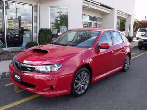 Lightning Red Subaru Impreza WRX Wagon.  Click to enlarge.