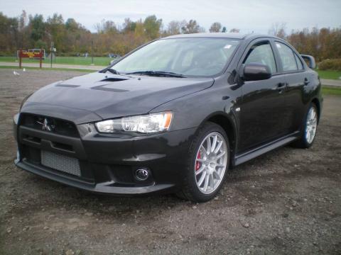 Phantom Black Pearl Mitsubishi Lancer Evolution GSR.  Click to enlarge.