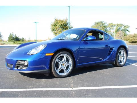 Aqua Blue Metallic Porsche Cayman .  Click to enlarge.