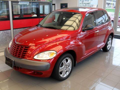 Inferno Red Pearl Chrysler PT Cruiser Limited.  Click to enlarge.