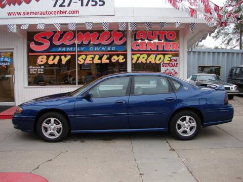 Superior Blue Metallic Chevrolet Impala LS.  Click to enlarge.