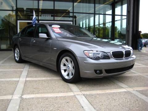Sterling Grey Metallic BMW 7 Series 750Li Sedan. Click to enlarge. Sterling Grey Metallic BMW 7 Series 750Li Sedan. Click to enlarge.