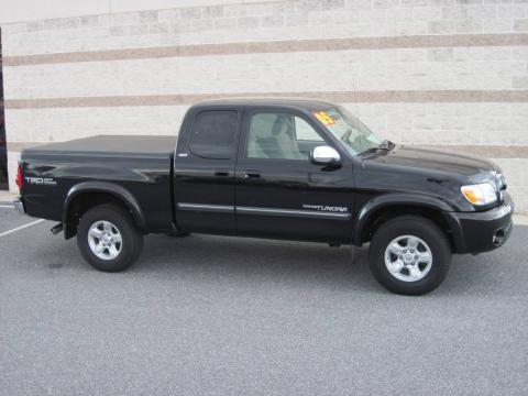 Black Toyota Tundra SR5 TRD Access Cab 4x4.  Click to enlarge.