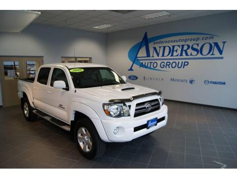 Super White Toyota Tacoma V6 TRD Sport Double Cab 4x4. Click to enlarge. Super White Toyota Tacoma V6 TRD Sport Double Cab 4x4. Click to enlarge.