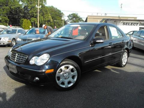 Black Opal Metallic Mercedes-Benz C 320 Sedan.  Click to enlarge.