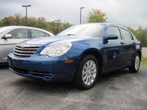 Deep Water Blue Pearl Chrysler Sebring Limited Sedan.  Click to enlarge.