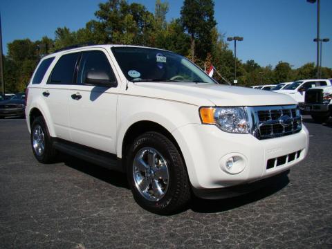 White Suede Ford Escape XLT.  Click to enlarge.