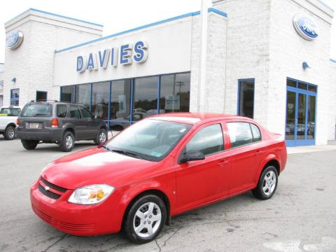 Victory Red Chevrolet Cobalt LS Sedan.  Click to enlarge.