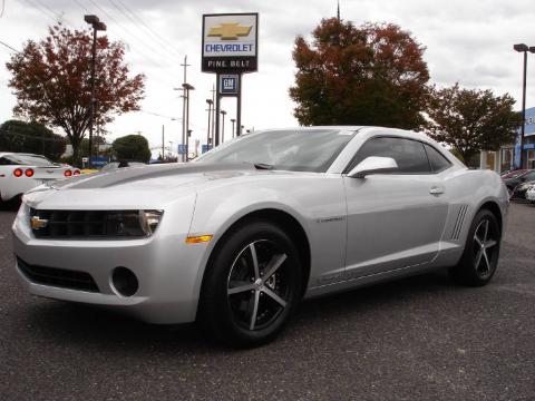 Silver Ice Metallic Chevrolet Camaro LS Coupe.  Click to enlarge.