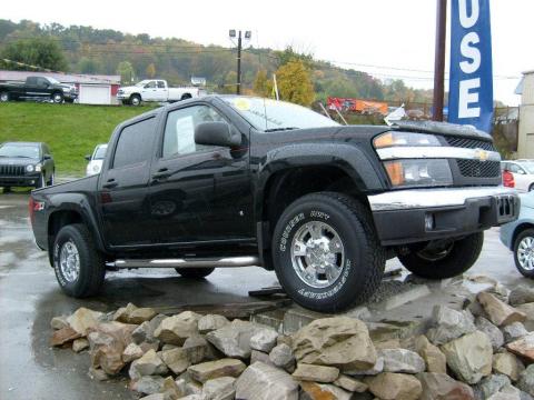 Black Chevrolet Colorado LT Crew Cab 4x4.  Click to enlarge.