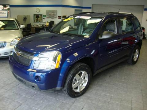 Navy Blue Metallic Chevrolet Equinox LS AWD.  Click to enlarge.