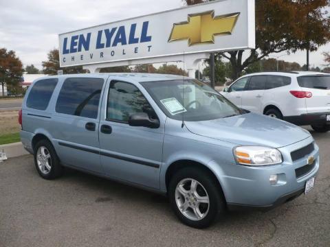 Polar Blue Metallic Chevrolet Uplander LS.  Click to enlarge.