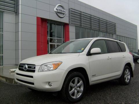 Super White Toyota RAV4 Limited 4WD.  Click to enlarge.