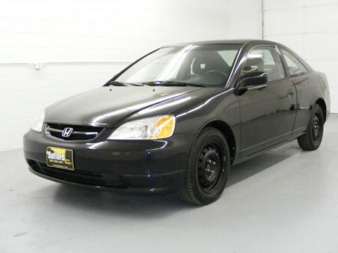Nighthawk Black Pearl Honda Civic EX Coupe.  Click to enlarge.
