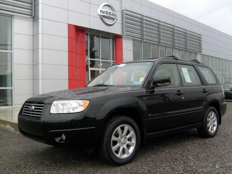 Obsidian Black Pearl Subaru Forester 2.5 X Premium.  Click to enlarge.