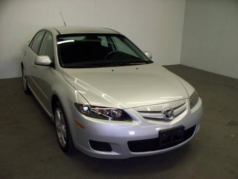 Glacier Silver Metallic Mazda MAZDA6 i Sport Sedan.  Click to enlarge.