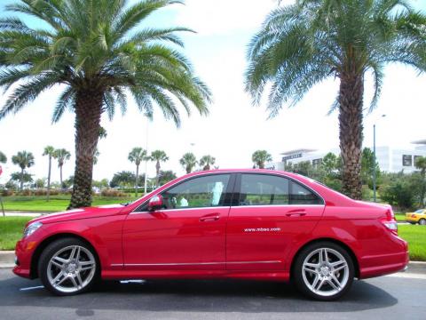 Mars Red Mercedes-Benz C 300 Sport.  Click to enlarge.