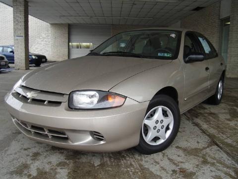 Sandrift Metallic Chevrolet Cavalier Sedan.  Click to enlarge.