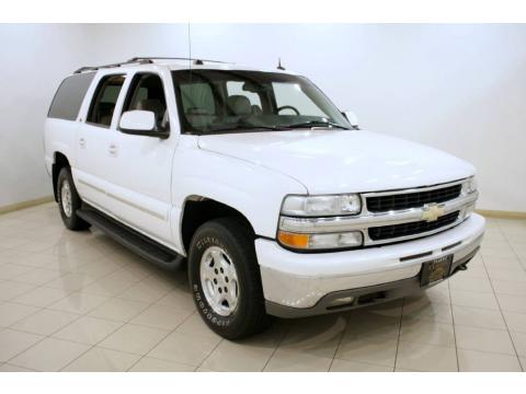 Summit White Chevrolet Suburban 1500 LT 4x4.  Click to enlarge.