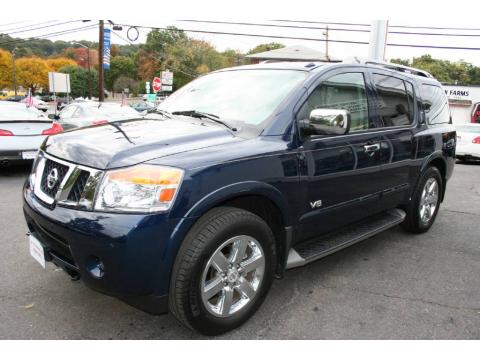 Majestic Blue Metallic Nissan Armada LE 4WD.  Click to enlarge.