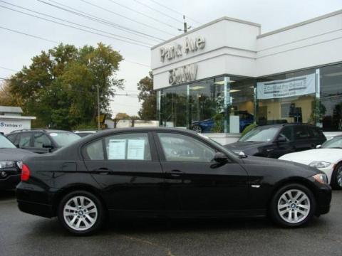 Jet Black BMW 3 Series 325i Sedan.  Click to enlarge.