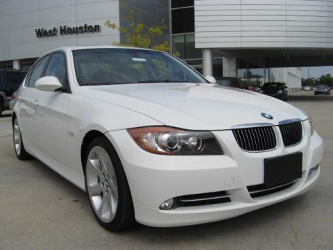 Alpine White BMW 3 Series 335i Sedan.  Click to enlarge.
