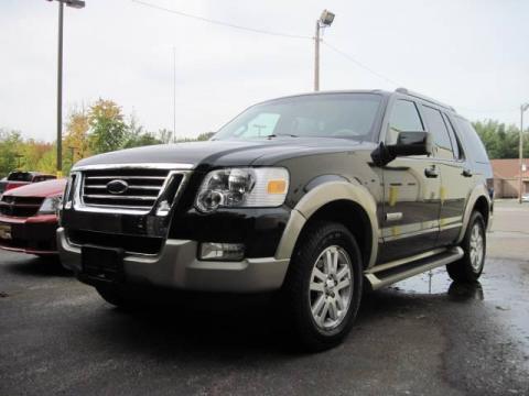 Black Ford Explorer Eddie Bauer 4x4.  Click to enlarge.