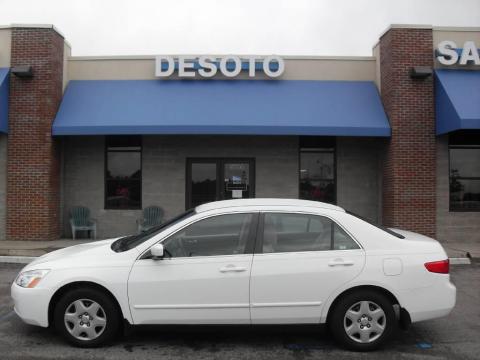 Taffeta White Honda Accord LX Sedan.  Click to enlarge.