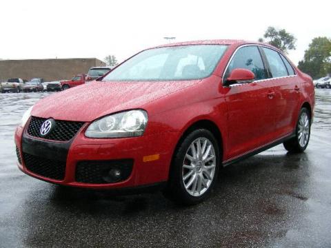 Salsa Red Volkswagen Jetta GLI Sedan.  Click to enlarge.