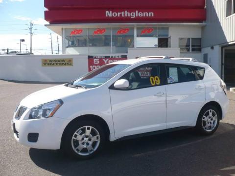 Ultra White Pontiac Vibe 2.4 AWD.  Click to enlarge.