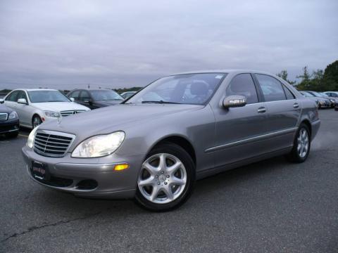 Pewter Metallic Mercedes-Benz S 500 4Matic Sedan.  Click to enlarge.