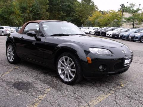 Highland Green Mazda MX-5 Miata Grand Touring Roadster.  Click to enlarge.